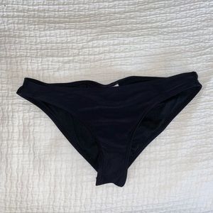 black bikini bottoms